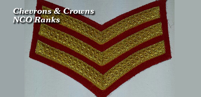 Chevrons & Crowns - NCO Ranks (image for) Chevrons & Crowns - NCO Ranks