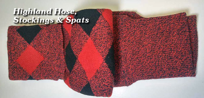 Highland Hose, Stockings & Spats (image for) Highland Hose, Stockings & Spats