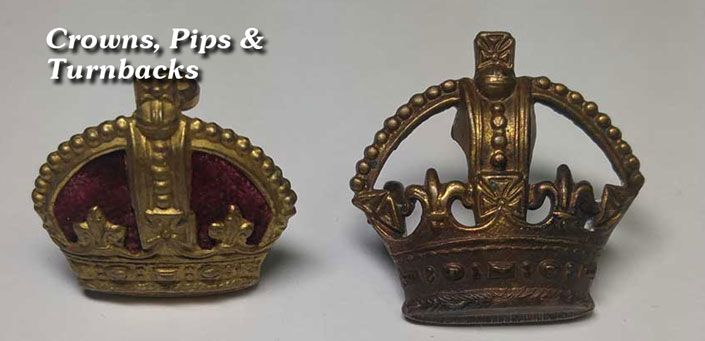 Crowns, Pips & Turnbacks (image for) Crowns, Pips & Turnbacks